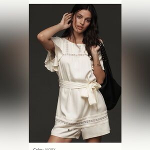 Mare Mare x Anthropologie Tie-Waist Romper